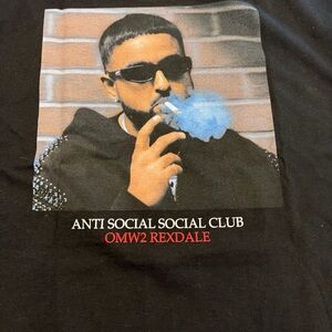 Anti Social Social Club Black T shirt